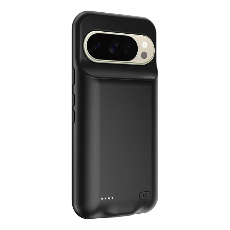 Custodia caricabatterie per telefono Google Pixel 9 / 9 Pro, bordo in TPU morbido, 6000mAh, copertura protettiva posteriore