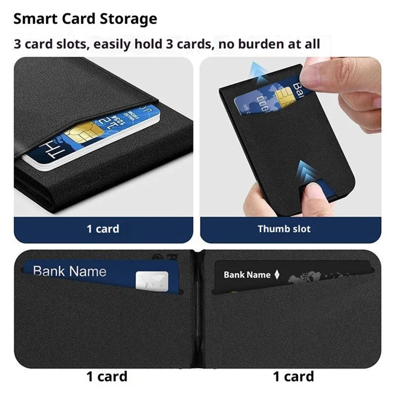 Carteira Anti-Perda de Couro Compatível com Suporte Portátil Magsafe Carteira com Funcionalidade Find My