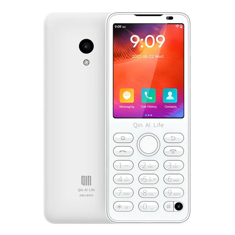 Qin F21 Pro Smart Keypad Phone 5MP Rear + 2MP Front Camera 2.8 Inch Touchscreen Android 11 Cellphone, 3GB+32GB - White