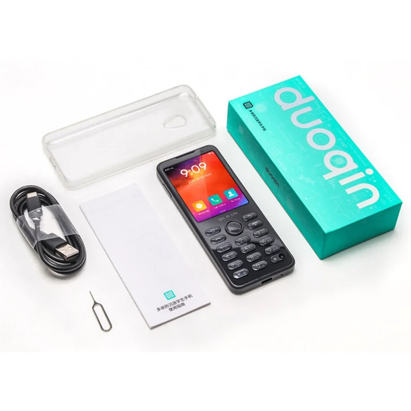 Qin F21 Pro Smart Keypad Phone 5MP Rear + 2MP Front Camera 2.8 Inch Touchscreen Android 11 Cellphone, 4GB+64GB - White