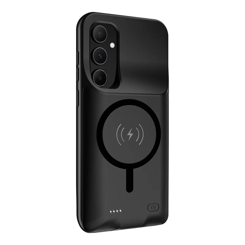 F10s For Samsung Galaxy S26+ TPU Charger Case 6000mAh Extended Battery Magnetic Phone Cover - Black