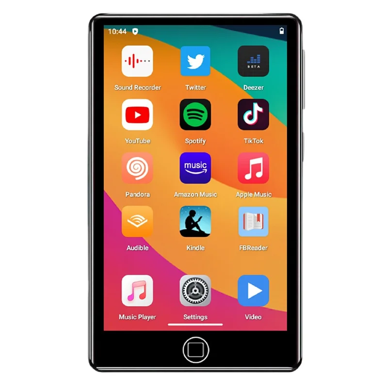 UNIWA MP004 3+32GB Mini Tablet 4.0 Inch IPS Screen Android 14 MP4 Player - Black