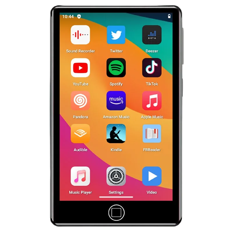 UNIWA MP004 4+64GB Mini Tablet 4.0 Inch IPS Screen Android 14 MP4 Player - Black