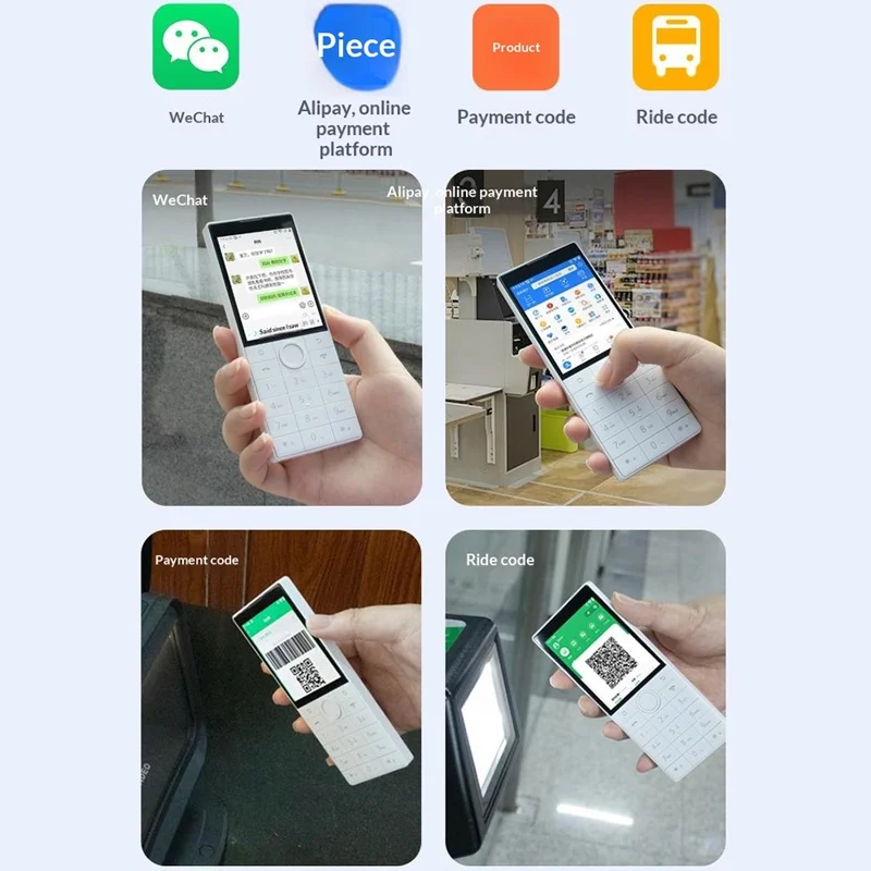 QIN F22 2.8 Inch MTK6739 3GB 32GB 4G Smart Mini Phone Android 11 Touchscreen Smartphone - White