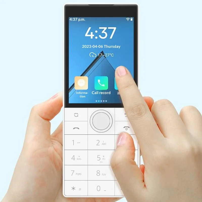 QIN F22 2.8 Inch MTK6739 2+16GB 4G Smart Mini Phone Android 11 Touchscreen Smartphone - White