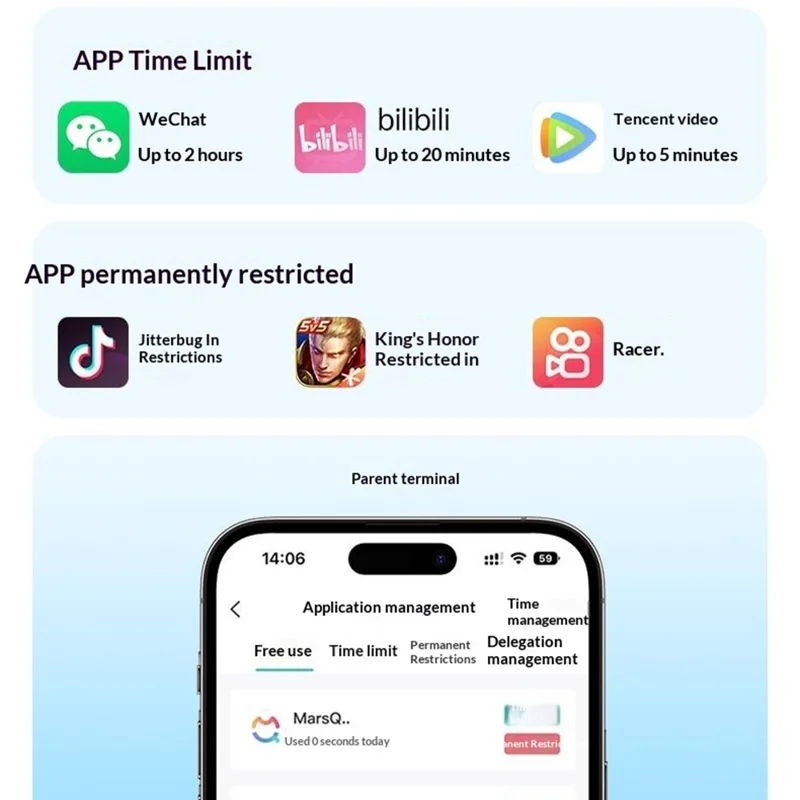 QIN F22 2.8 Inch MTK6739 2+16GB 4G Smart Mini Phone Android 11 Touchscreen Smartphone - White