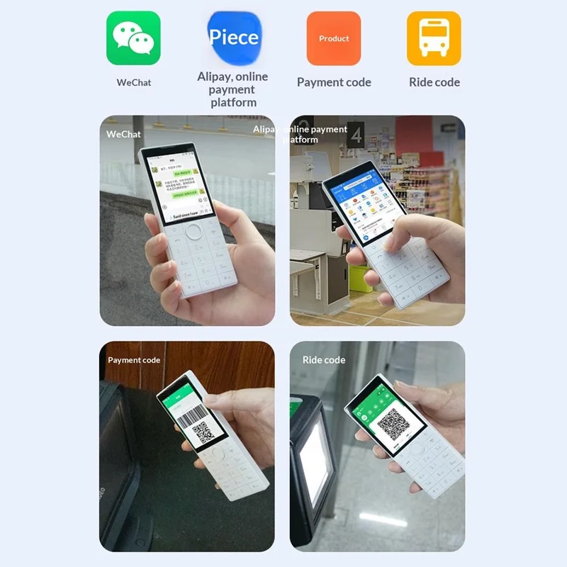 QIN F22 2.8 Inch MTK6739 2+16GB 4G Smart Mini Phone Android 11 Touchscreen Smartphone - White