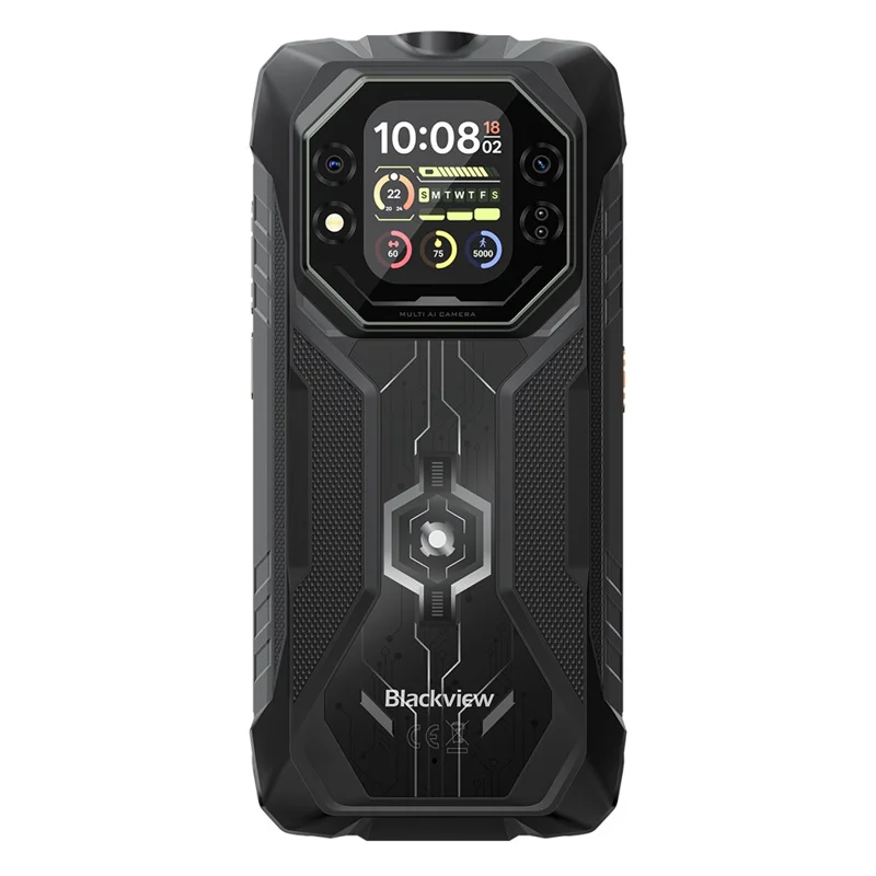 BLACKVIEW ROCK 1 AI Robuuste Smartphone 6,56 Inch Scherm Android 16 4G Mobiele Telefoon met 15000mAh Batterij, 8GB+16GB - Zwart