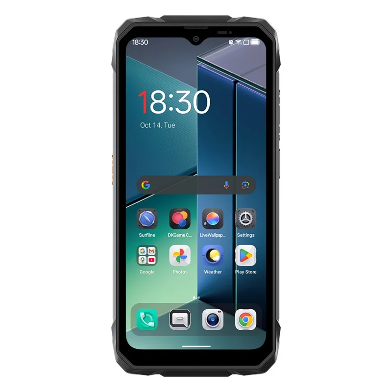 BLACKVIEW ROCK 1 AI Robuuste Smartphone 6,56 Inch Scherm Android 16 4G Mobiele Telefoon met 15000mAh Batterij, 8GB+16GB - Zwart