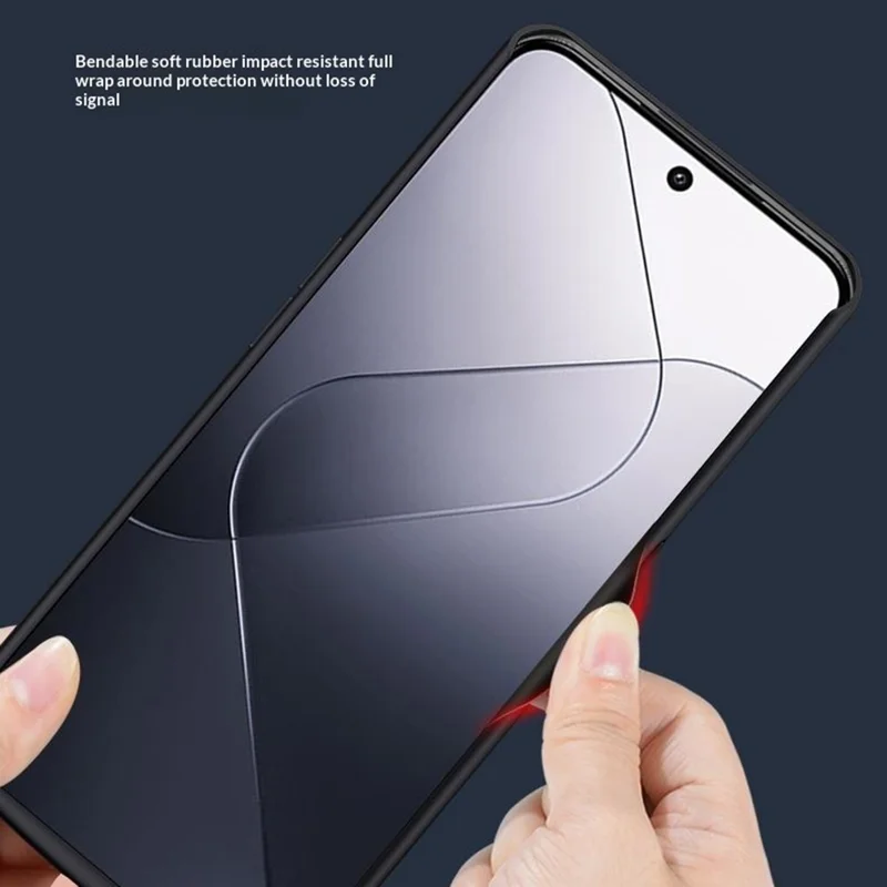 For Xiaomi 14 Pro 10000mAh Battery Case Phone Portable Charger LED Indicator Power Bank - Black