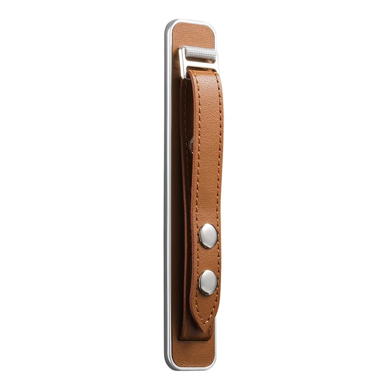 SP-06 Adjustable Wristband Strap Holder with Adhesive for Smartphone Tablet Hands-Free Mounting - Brown