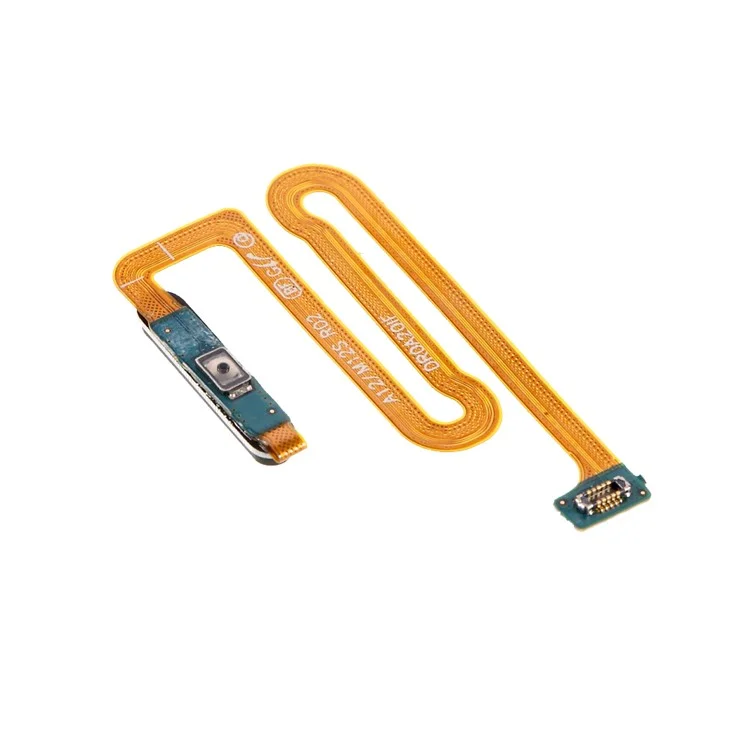 Power On/Off Flex Cable Replace Part (without Fingerprint Recognition Function) for Samsung Galaxy A12 - Black