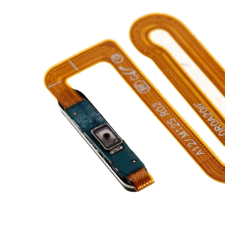 Power On/Off Flex Cable Replace Part (without Fingerprint Recognition Function) for Samsung Galaxy A12 - Black
