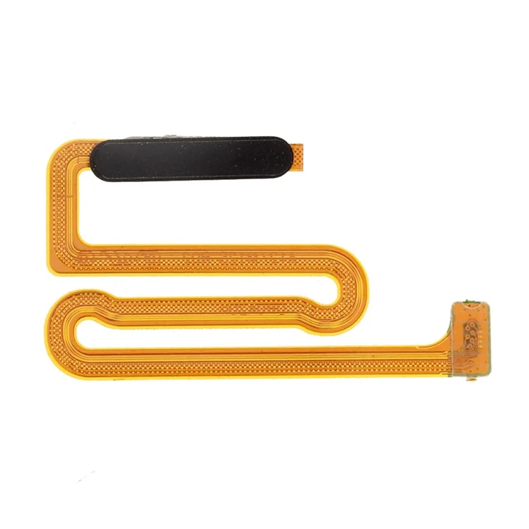 OEM Power Button Fingerprint Identification Flex Cable (with Fingerprint Recognition Function) (without Logo) for Samsung Galaxy A12 - Black