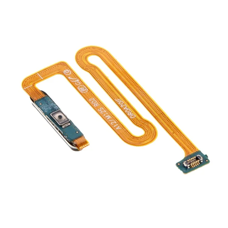 OEM-кнопка Кнопки Отпечатков Пальцев Идентификация Отпечатков Пальцев Flex Cable (с Функцией Распознавания Отпечатков Пальцев) (без Логотипа) Для Samsung Galaxy A12 - Чернить