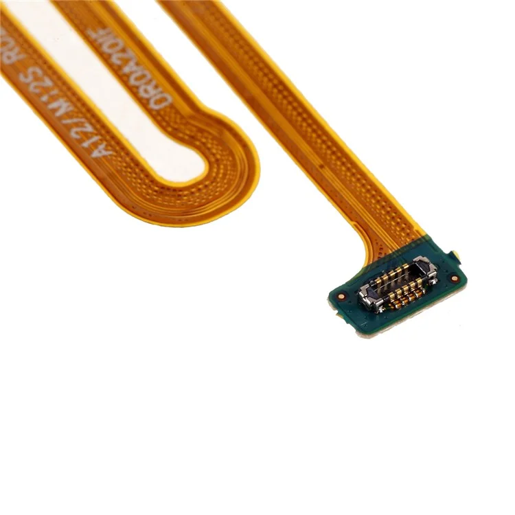 OEM Power Button Fingerprint Identification Flex Cable (with Fingerprint Recognition Function) (without Logo) for Samsung Galaxy A12 - Black