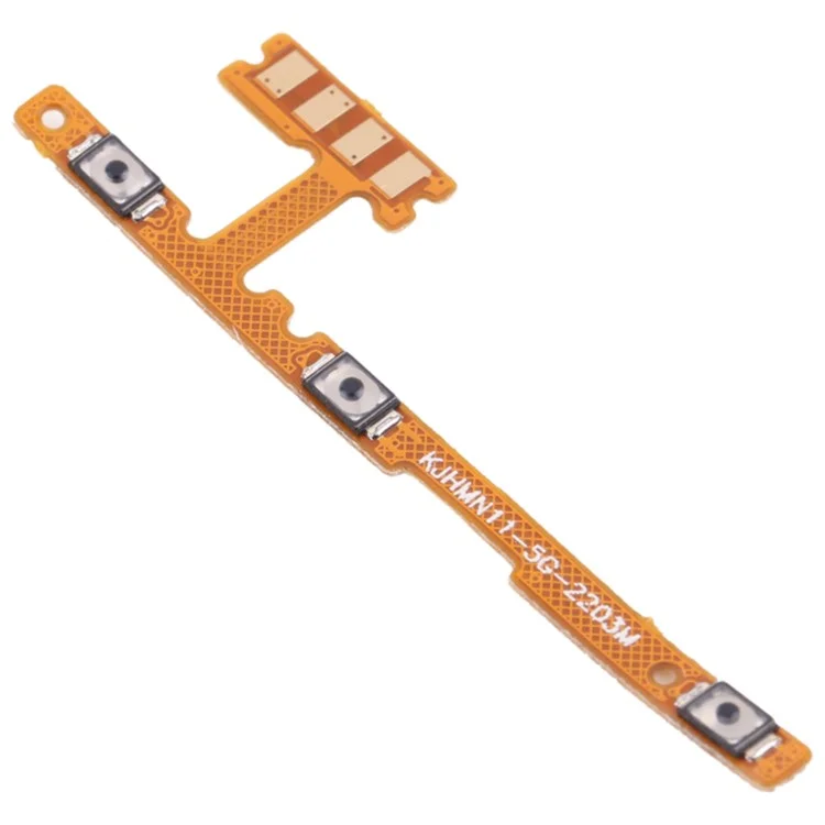 Power On/Off and Volume Flex Cable Replace Part (without Logo) for Xiaomi Redmi Note 11 4G