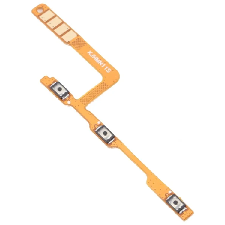 Para Xiaomi Redmi Note 11s 4G / Redmi Note 11 4G (Qualcomm) / Poco M4 Pro 4G Power On / Off e o Volume Flex Cable Substacting Part (sem Logotipo)