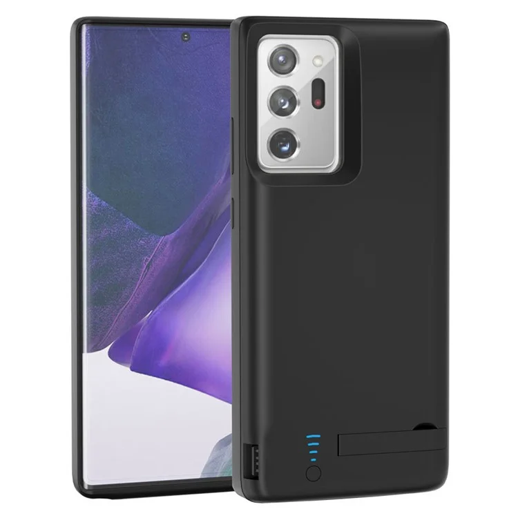 E75 For Samsung Galaxy Note20 Ultra 4G / 5G 6000mAh Portable Power Bank Rechargeable Extended Battery Kickstand Design Large Capacity Phone Charging Back Case
