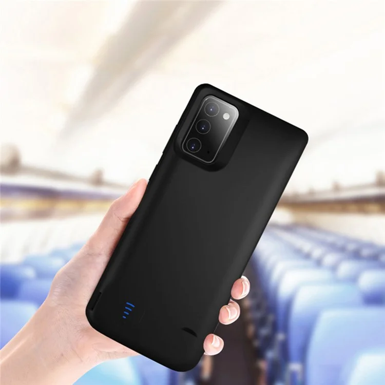 E75 For Samsung Galaxy Note20 Ultra 4G / 5G 6000mAh Portable Power Bank Rechargeable Extended Battery Kickstand Design Large Capacity Phone Charging Back Case