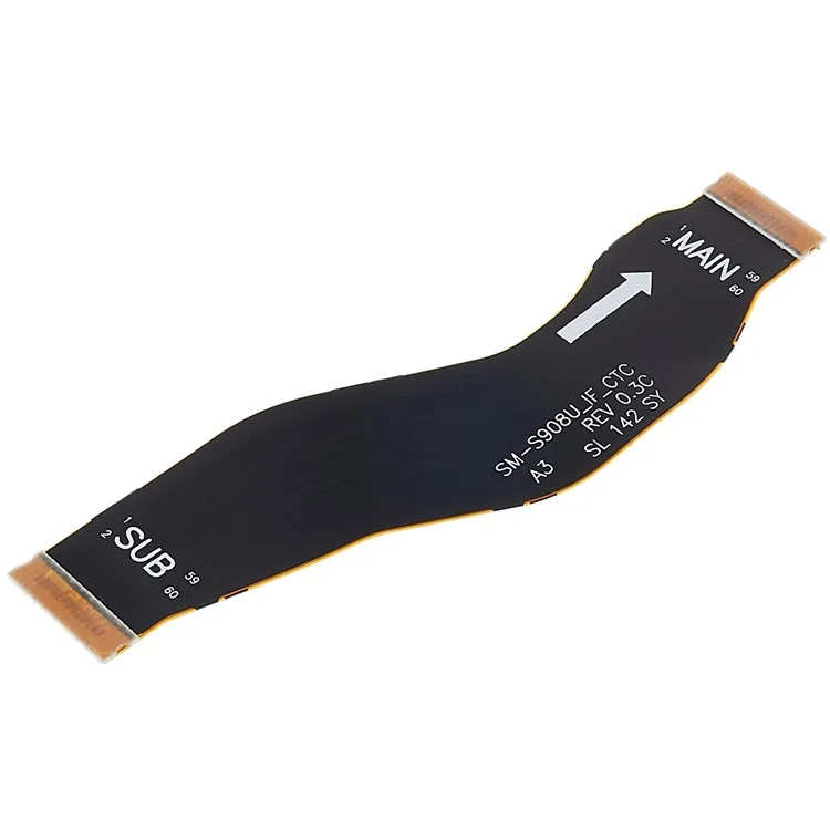 Para Samsung Galaxy S22 Ultra 5G S908 OEM Motherboard Dock Connection Flex Cable Replacement Part (sin logotipo)