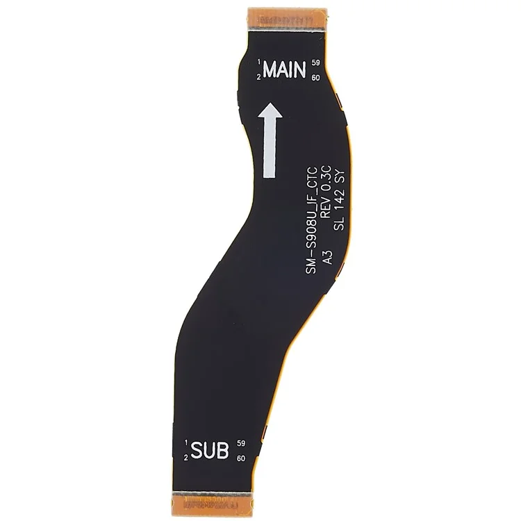 Para Samsung Galaxy S22 Ultra 5G S908 OEM Motherboard Dock Connection Flex Cable Replacement Part (sin logotipo)