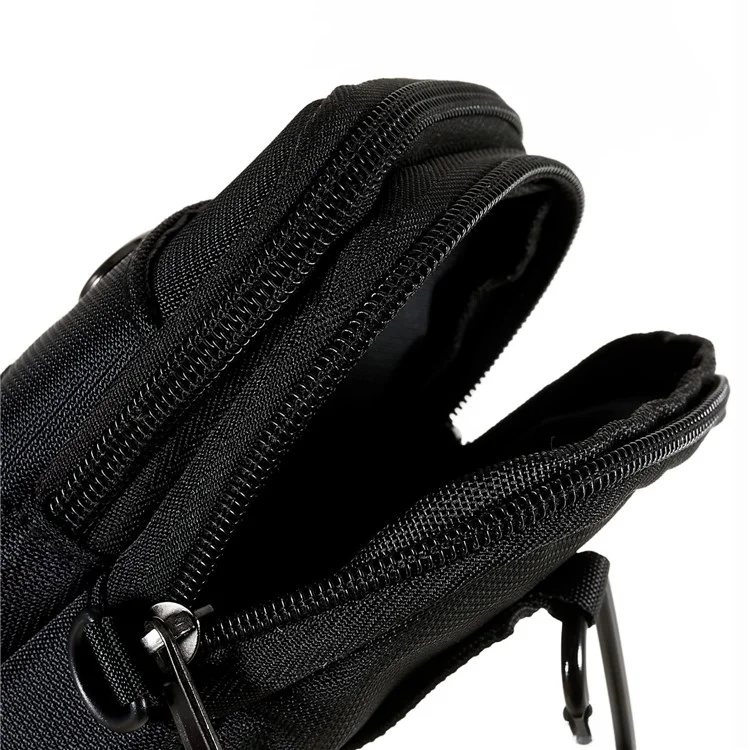 Universal Waist Bag for Phones within 6-inch, Dual Layer Oxford Cloth Belt Phone Pouch for Outdoor Sports