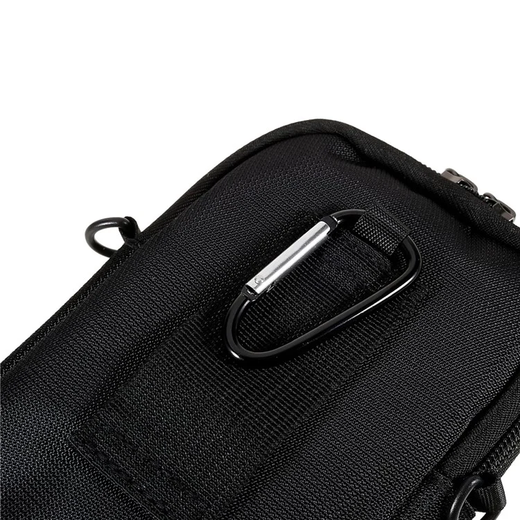 Universal Waist Bag for Phones within 6-inch, Dual Layer Oxford Cloth Belt Phone Pouch for Outdoor Sports