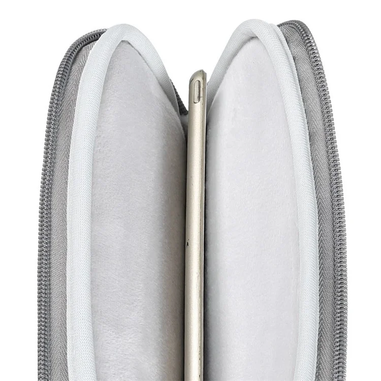 Anti-Drop Sleeve Bag for 10.5-inch Tablets Portable Carrying Case with Outer Pouch - Light Grey