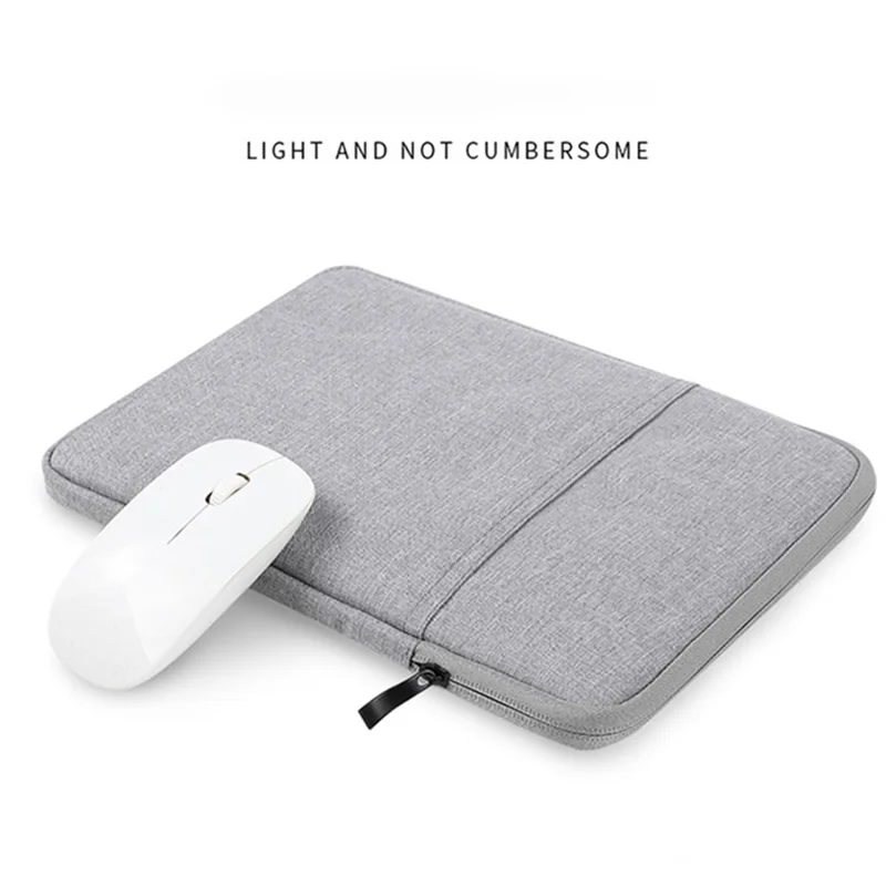 Anti-Drop Sleeve Bag for 10.5-inch Tablets Portable Carrying Case with Outer Pouch - Lake Blue