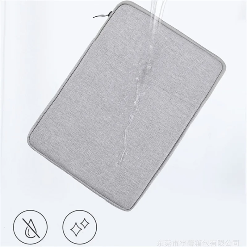 Waterproof Sleeve Bag for 10-inch Tablets Carrying Case Portable Anti-Scratch Bag with Pouch - Pink