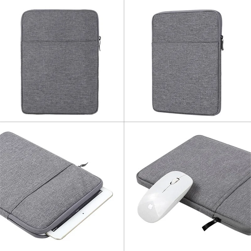 Waterproof Sleeve Bag for 10-inch Tablets Carrying Case Portable Anti-Scratch Bag with Pouch - Lake Blue
