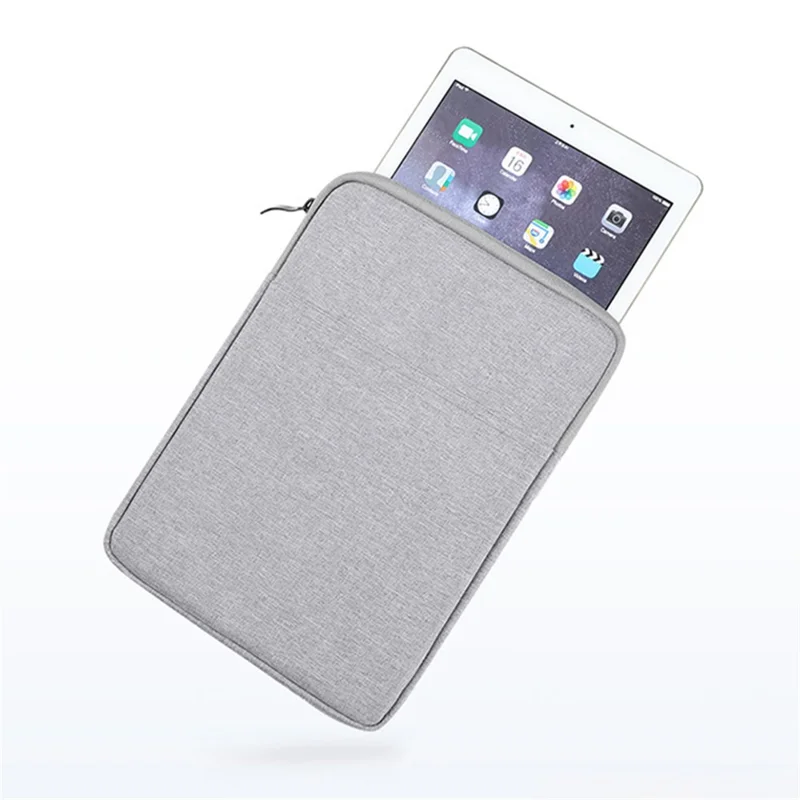 Waterproof Sleeve Bag for 10-inch Tablets Carrying Case Portable Anti-Scratch Bag with Pouch - Lake Blue