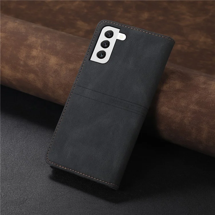 Per Samsung Galaxy S23 Dream Series Phone Custodia in Pelle Portafoglio Stand Mobile Phone Protective Cover - Nero