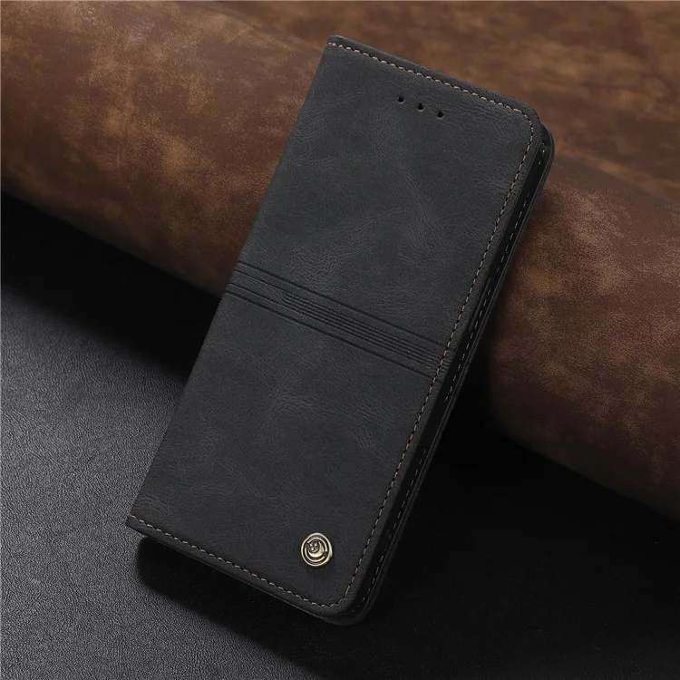 Для Samsung Galaxy S23 Ultra Dream Series Anti-drop PU Leather Phone Wallet Case Stand Protective Phone Cover - Чёрный