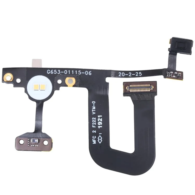 Para o Google Pixel 4a 5G GD1YQ, G025I OEM Camera Flash Flex Cable Phone Replacement Part (sem logo)