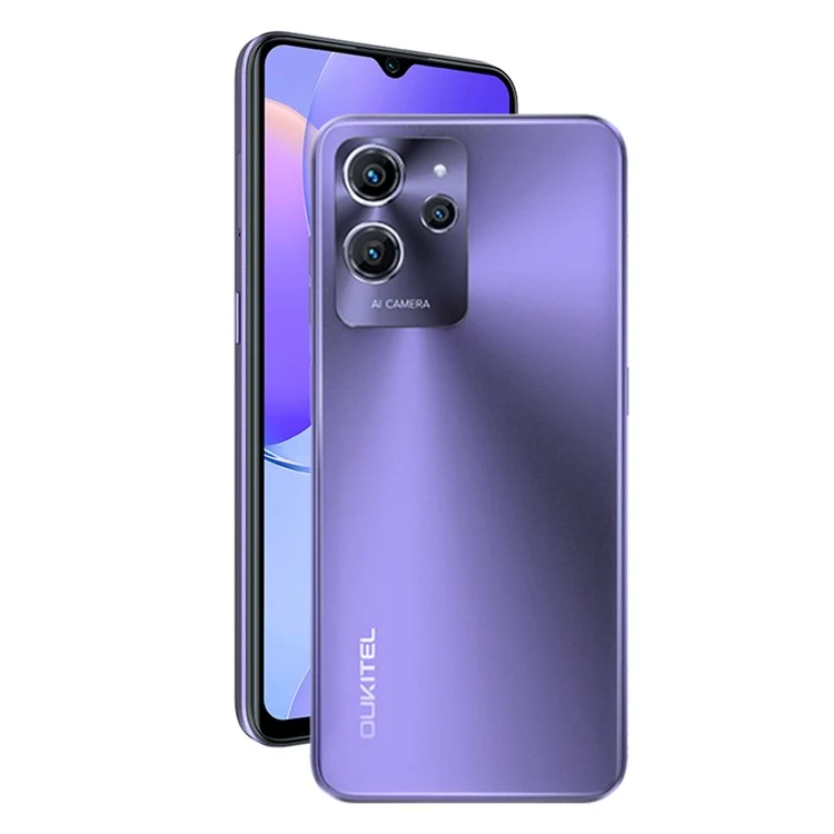 Oukitel C32 4G Smartphone da 6,517 Pollici Display T606 8GB+128GB Android 12 Cellulare 20 mp Camera - Viola