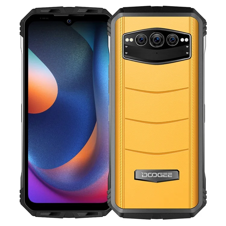 DOOGEE S100 Rugged IP68 Waterproof Phone 6.58'' 108MP Camera Helio G99 12GB+256GB Smartphone Shockproof Dustproof - Orange