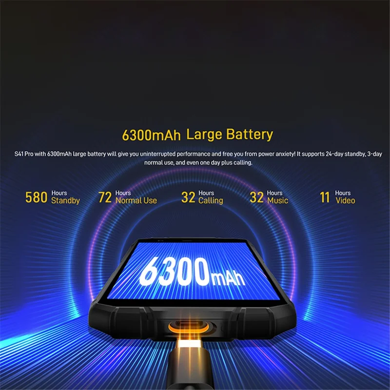 DOOGEE S41 Pro Rugged Phone 5.5'' Helio A22 4GB+32GB Unlocked Android 12 Smartphone - Green