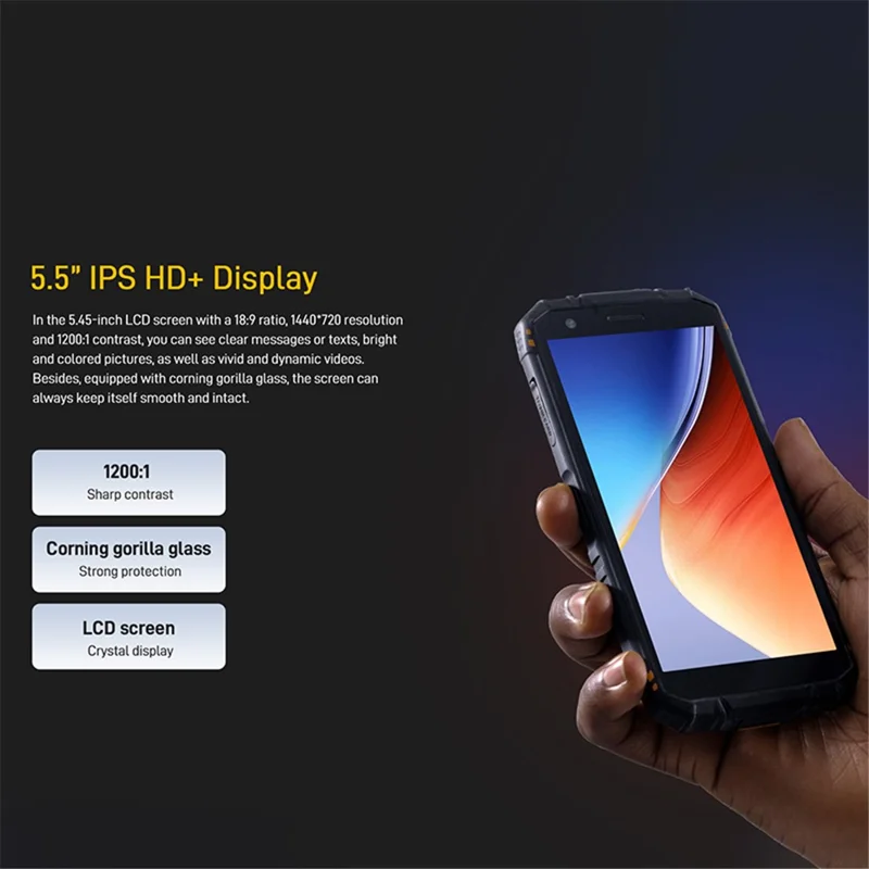 DOOGEE S41 Pro Rugged Phone 5.5'' Helio A22 4GB+32GB Unlocked Android 12 Smartphone - Green