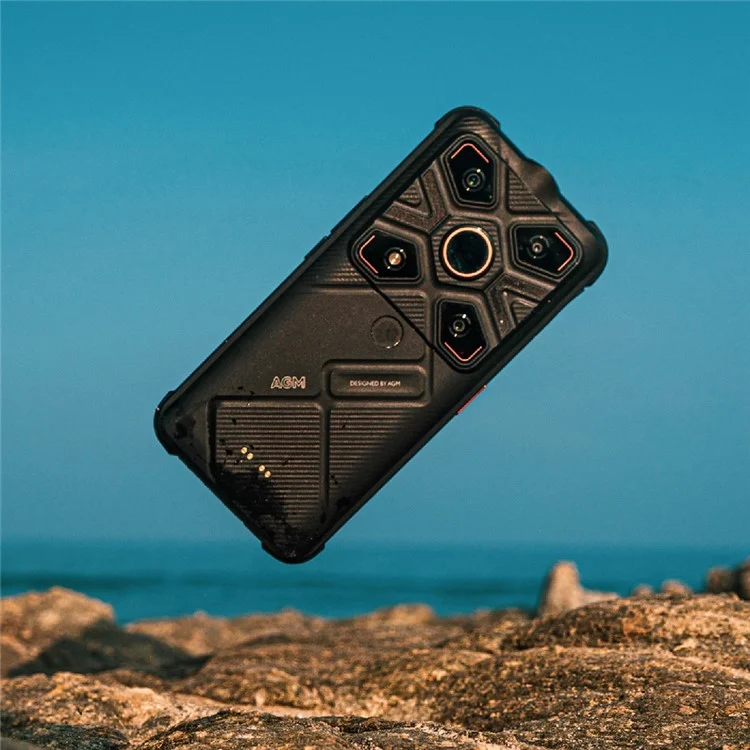 AGM Glory G1S 6.53" Rugged Smartphone Thermal Imaging 5G Android 11 5500mAh IP68 / 69K Waterproof Cellphone, 8+128G - US Version