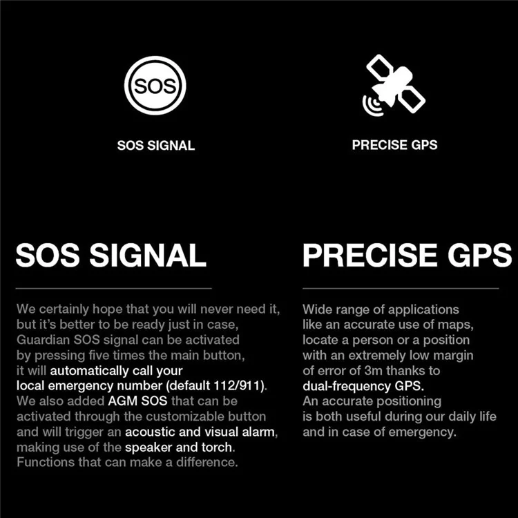 Smartphone durci AGM G2 Pro 6.58" Qualcomm QCM6490 IP68 Résistant à l'eau Téléphone portable 8Go+256Go 108MP Caméra thermique Anti-poussière Anti-choc - Version américaine