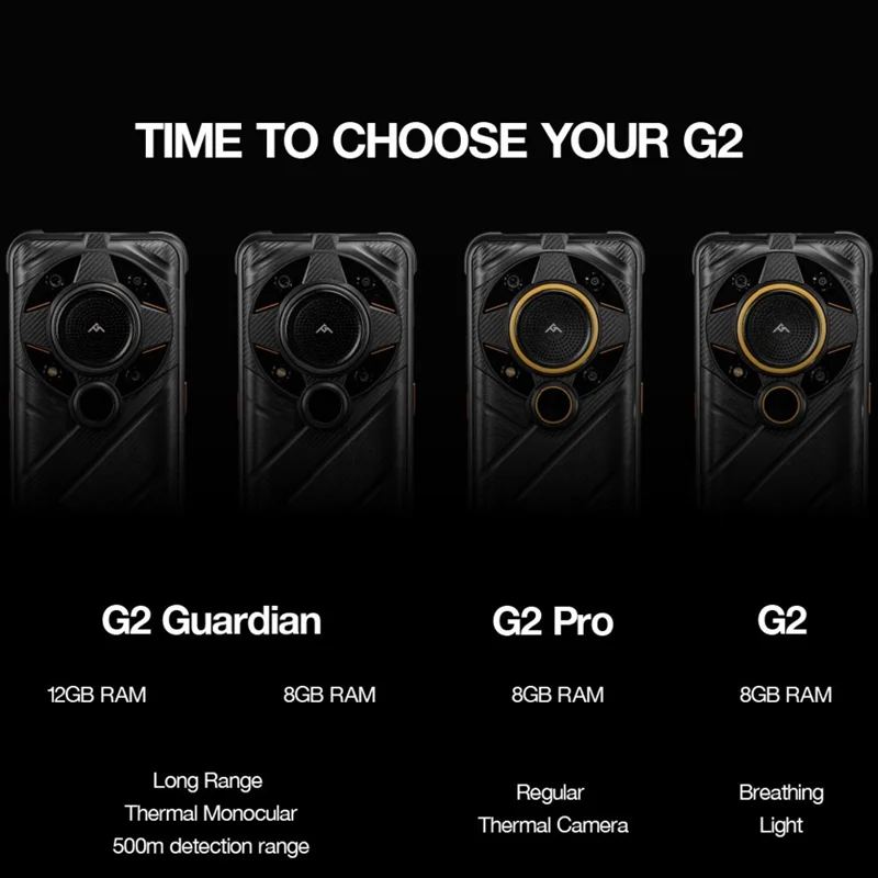 AGM G2 IP68 Waterproof Phone 6.58" Qualcomm QCM6490 8GB+256GB Smartphone IR Night Vision Camera 108MP Shockproof Dust-proof - EU Version