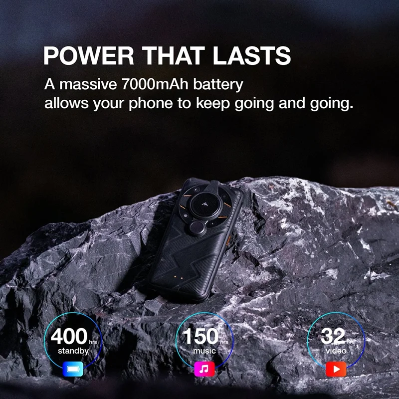 AGM G2 IP68 Waterproof Phone 6.58" Qualcomm QCM6490 8GB+256GB Smartphone IR Night Vision Camera 108MP Shockproof Dust-proof - EU Version