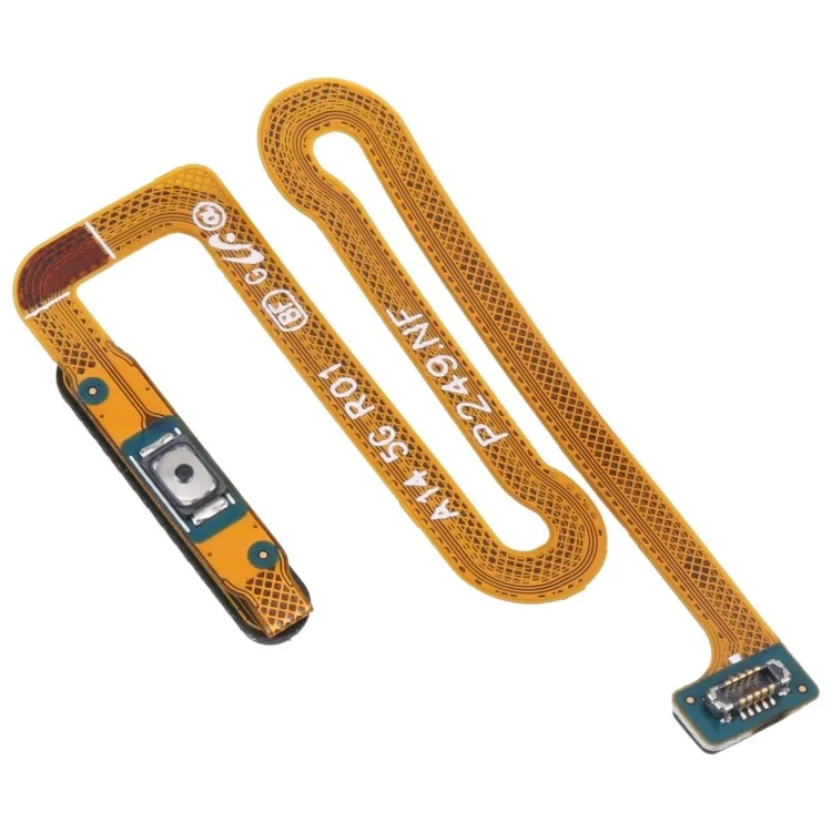For Samsung Galaxy A14 5G A146B OEM Fingerprint Identification Flex Cable Power On  /  Off Cable (without Logo) - Black
