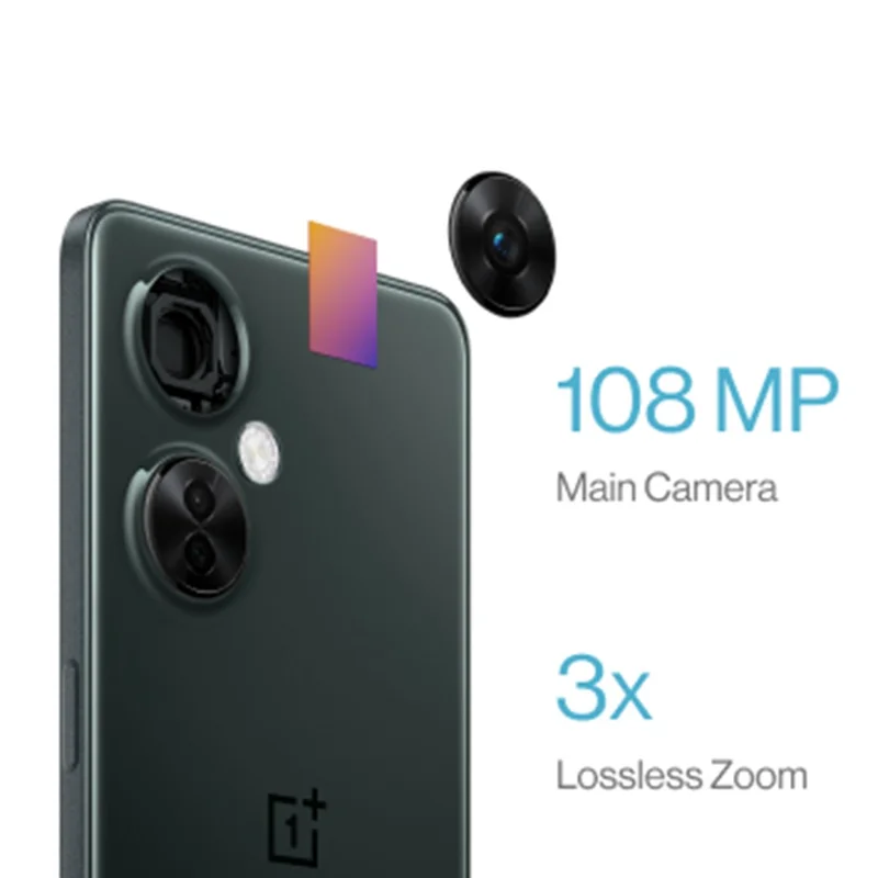 OnePlus Nord CE 3 Lite Global EU Ver. Android Phone 6.72" Qualcomm SM6375 5G Smartphone 8GB+256GB 5000mAh 108MP Camera - Black