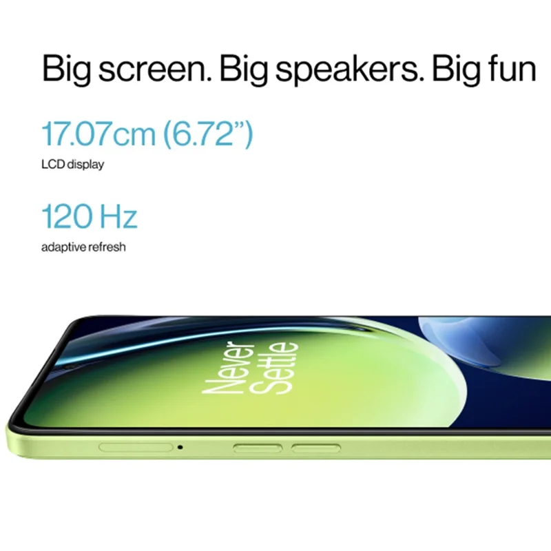 OnePlus Nord CE 3 Lite Global EU Ver. Android Phone 6.72" Qualcomm SM6375 5G Smartphone 8GB+256GB 5000mAh 108MP Camera - Green