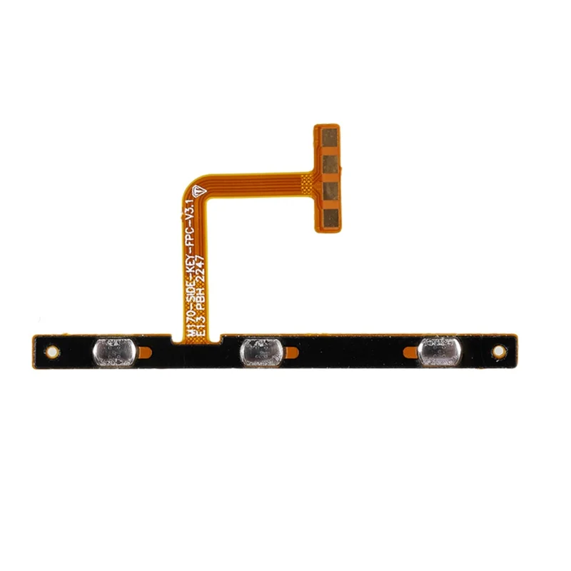 For Motorola Moto E13 4G Power On / Off and Volume Flex Cable Replacement Part (without Logo)