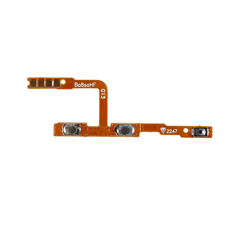 For Motorola Moto G13 4G Power On / Off and Volume Flex Cable Replacement Part (without Logo)