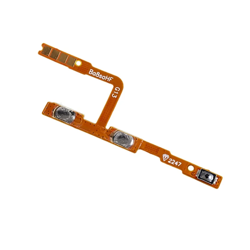 For Motorola Moto G23 4G Power On / Off and Volume Flex Cable Replacement Part (without Logo)